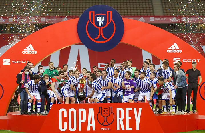 Sociedad vô địch Cúp Nhà vua Tây Ban Nha 