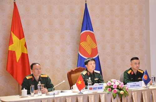 Khai mạc Hội nghị trực tuyến Nhóm làm việc Quan chức Quốc phòng cấp cao ASEAN Mở rộng