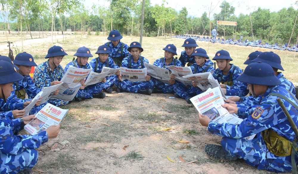 Phút giải lao trên thao trường.
