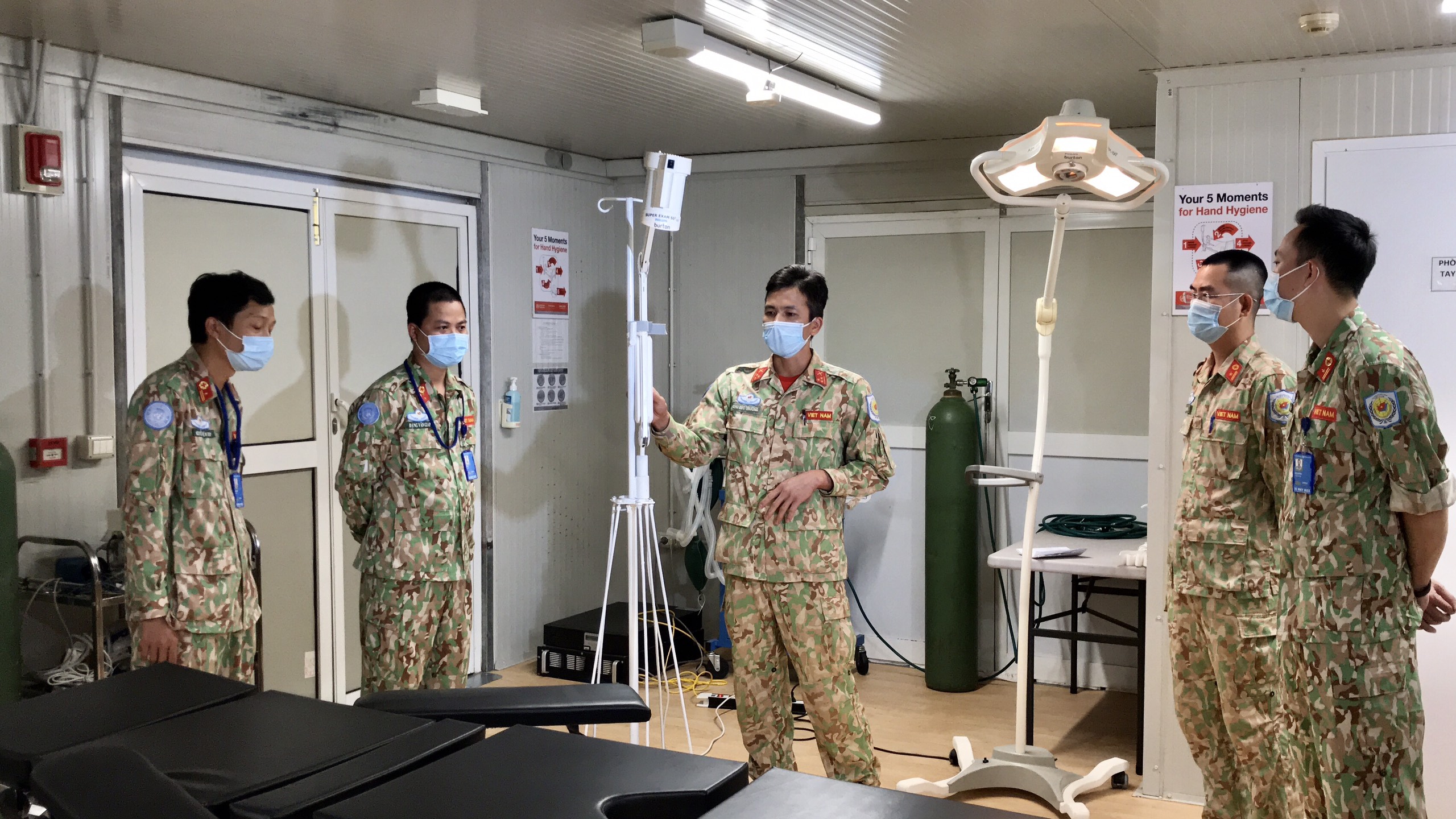 Hai Bệnh viện dã chiến Việt Nam ở CH Nam Sudan khẩn trương tiếp nhận bàn giao