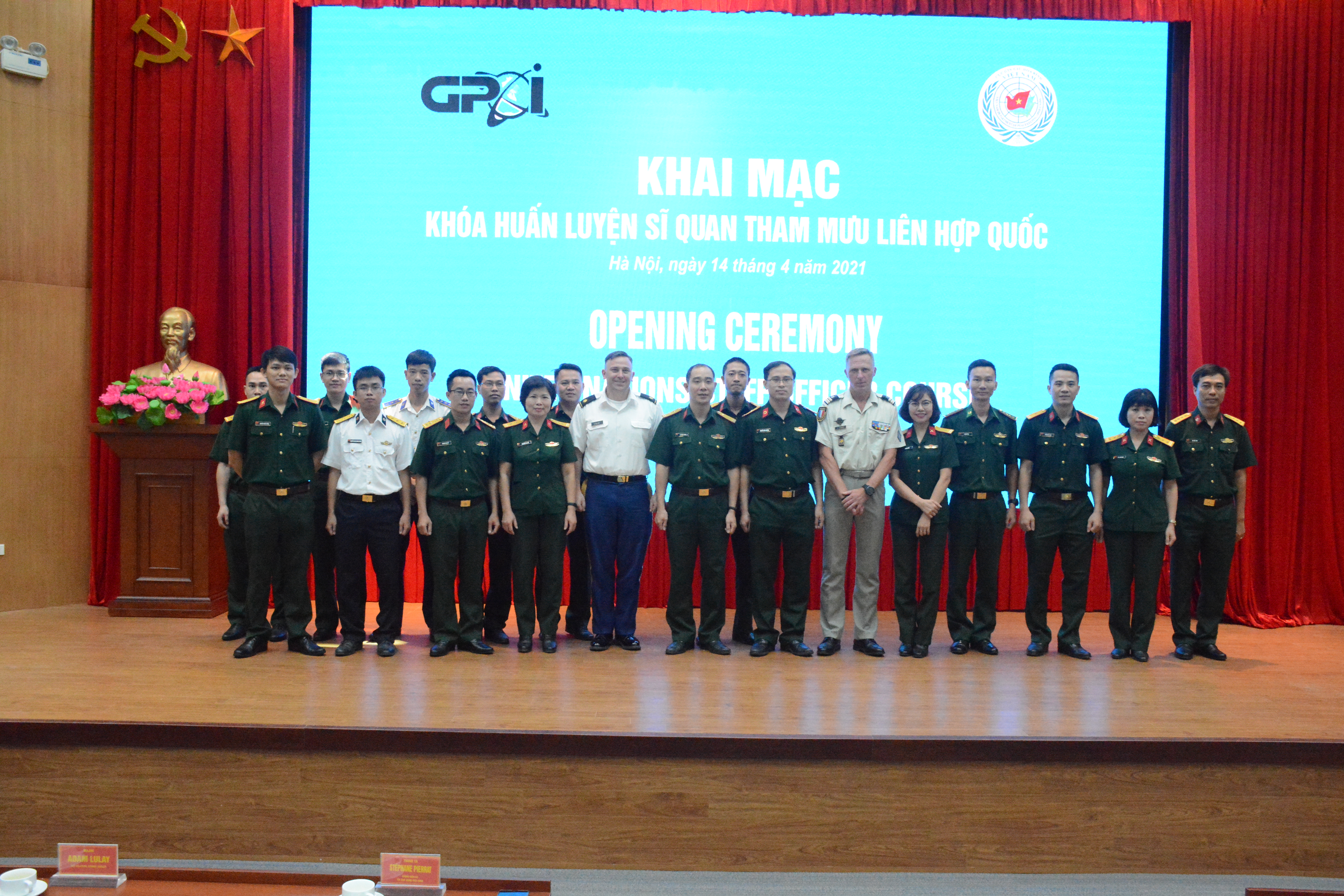 Lần đầu tiên Việt Nam tổ chức khoá huấn luyện kết hợp trực tuyến và trực tiếp về gìn giữ hòa bình