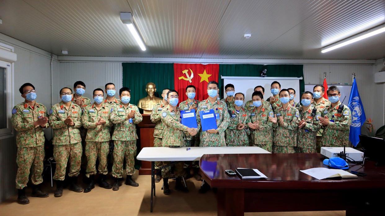 Bệnh viện dã chiến cấp 2 số 3 chính thức đảm nhận nhiệm vụ tại Bentiu, CH Nam Sudan