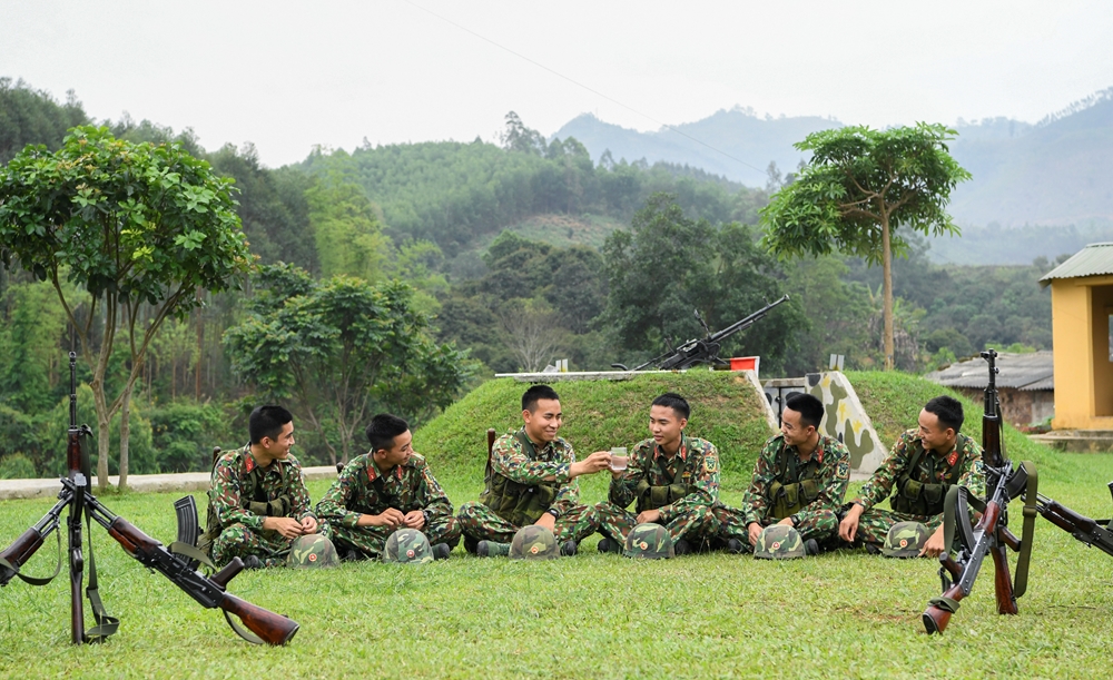 Giờ giải lao sau buổi kiểm tra.