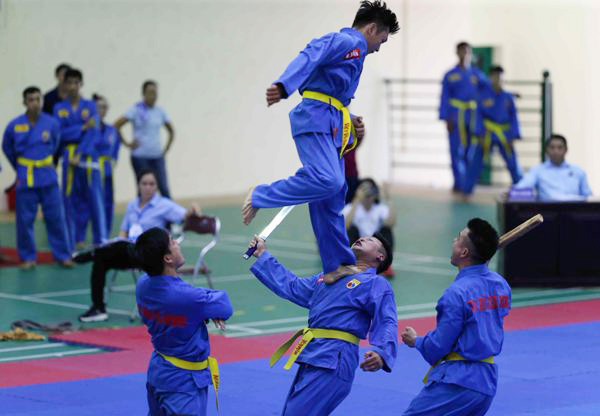 Hơn 300 vận động viên tranh tài Giải vô địch các đội mạnh Vovinam toàn quốc 
