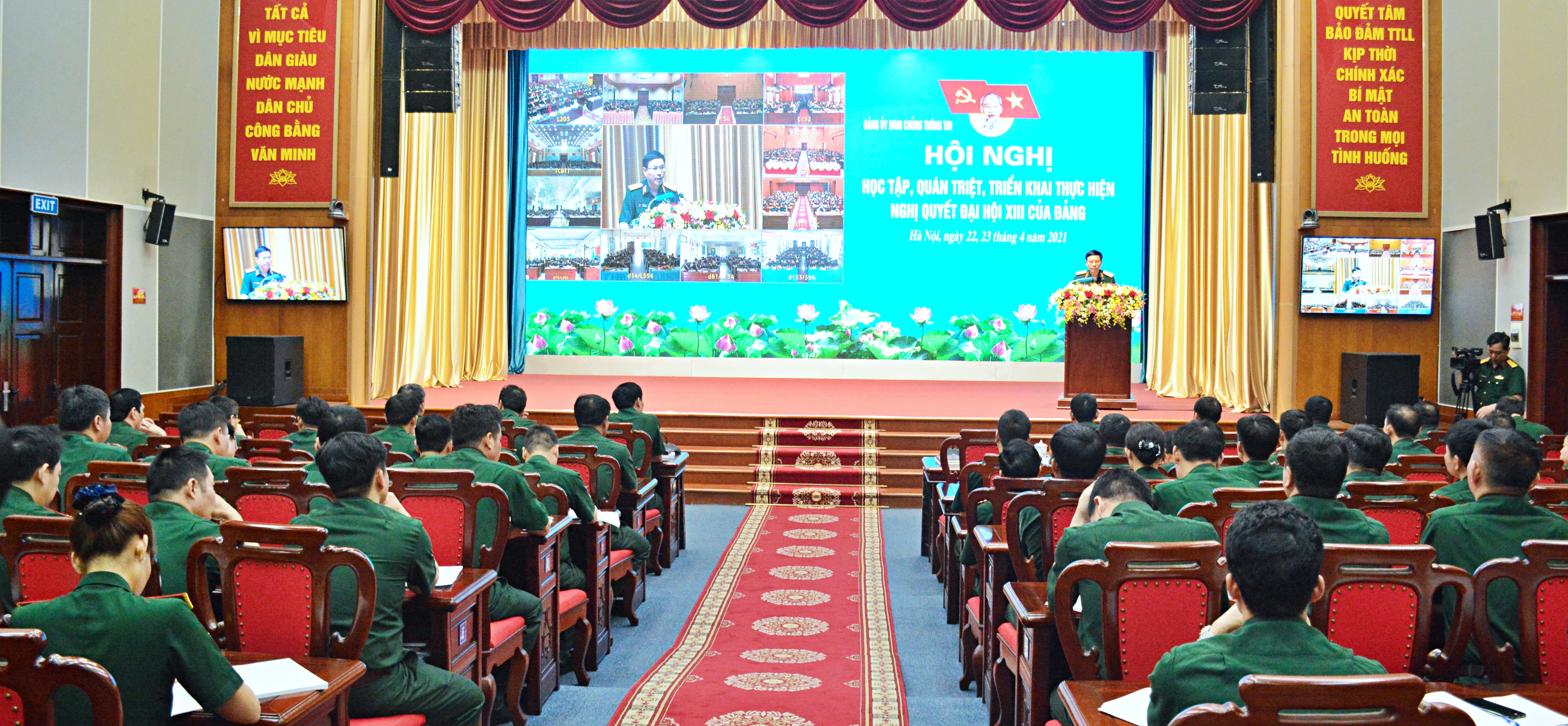 Đảng ủy Binh chủng Thông tin quán triệt Nghị quyết Đại hội XIII của Đảng