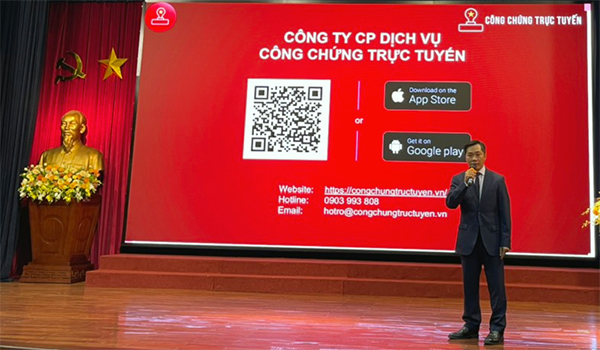 Bộ Thông tin và Truyền thông ra mắt nền tảng công chứng trực tuyến