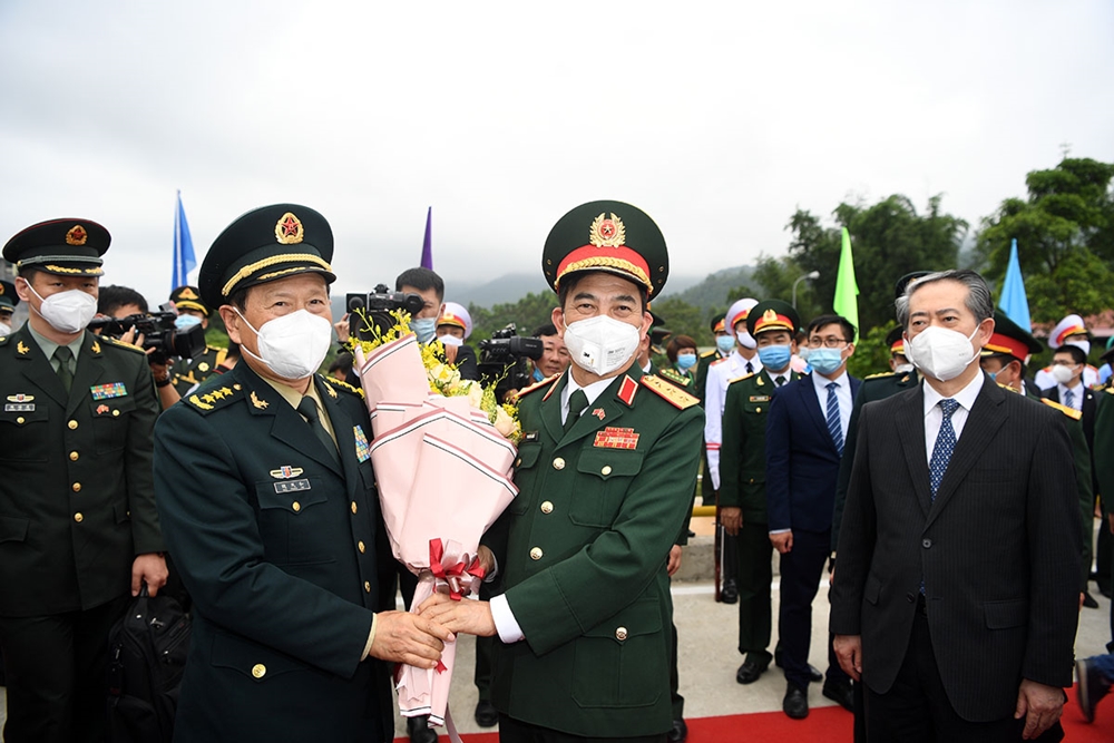 Bộ trưởng Phan Văn Giang chủ trì Lễ đón Bộ trưởng Ngụy Phượng Hòa và đoàn đại biểu Trung Quốc sang tham dự Giao lưu.