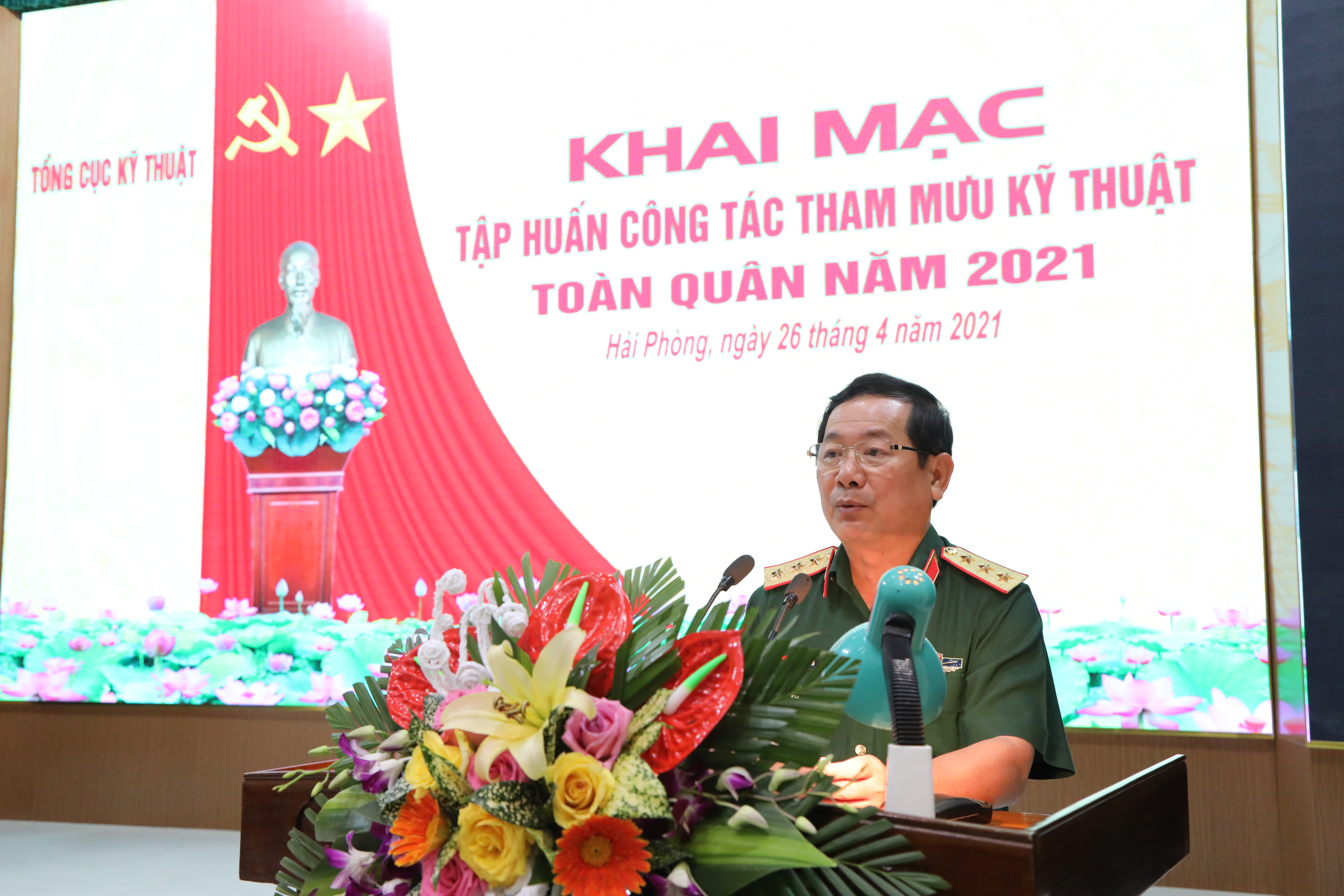 Khai mạc tập huấn công tác tham mưu kỹ thuật toàn quân năm 2021