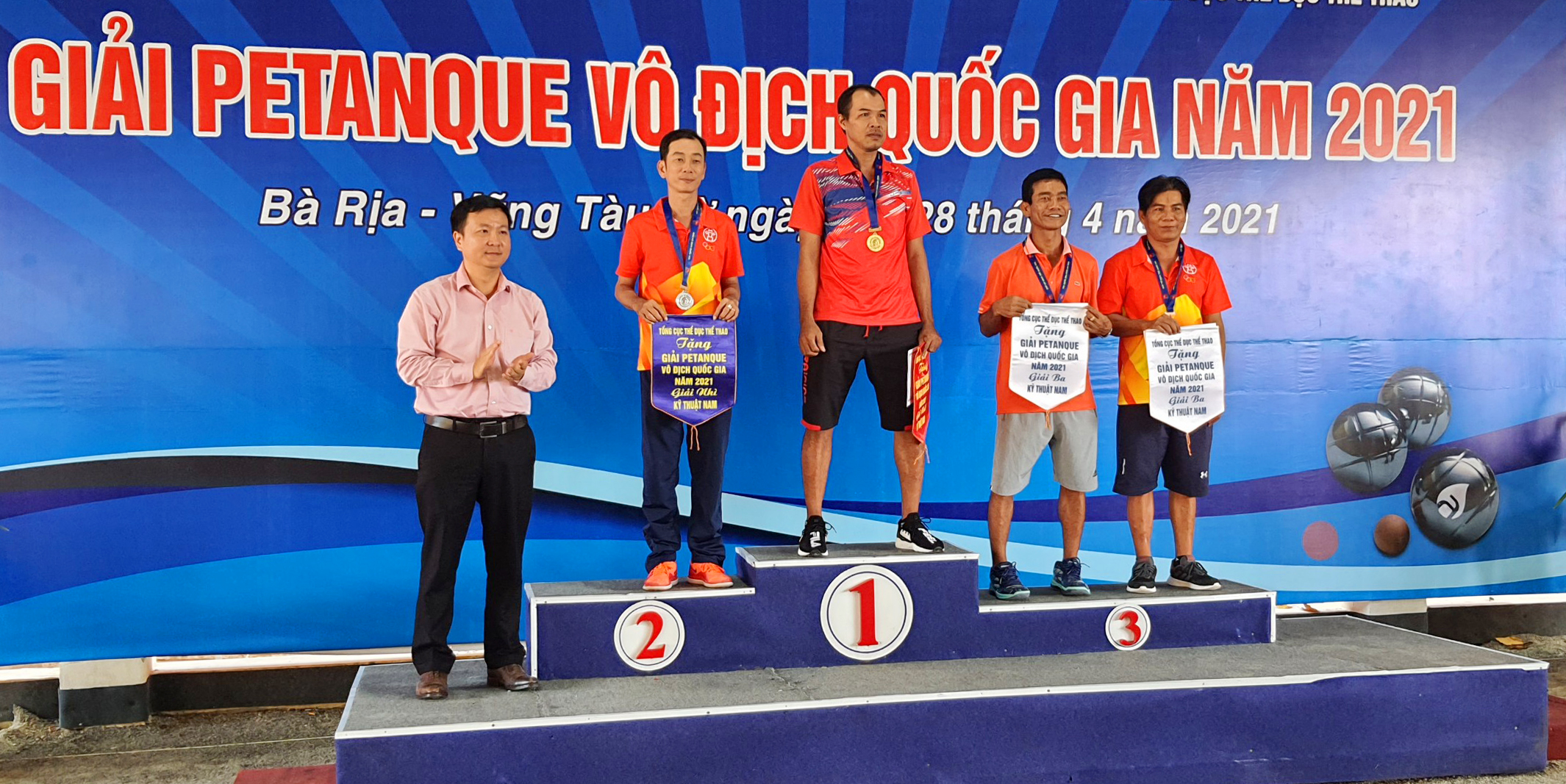 Đồng Tháp nhất toàn đoàn Giải bi sắt vô địch quốc gia năm 2021