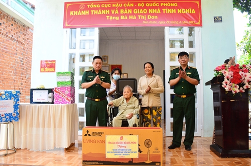 Tổng cục Hậu cần thực hiện các hoạt động an sinh xã hội tại Tây Ninh