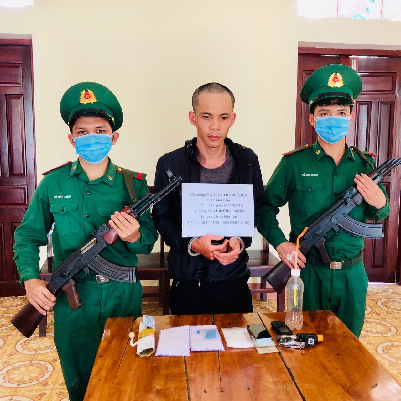 Đồn Biên phòng Ia Chía khởi tố vụ án hình sự để điều tra hành vi tàng trữ trái phép chất ma túy 