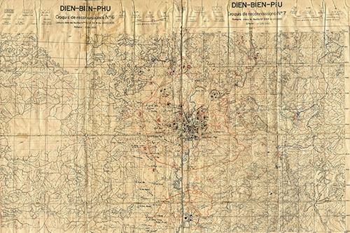 Tấm bản đồ đặc biệt trong Chiến dịch Điện Biên Phủ