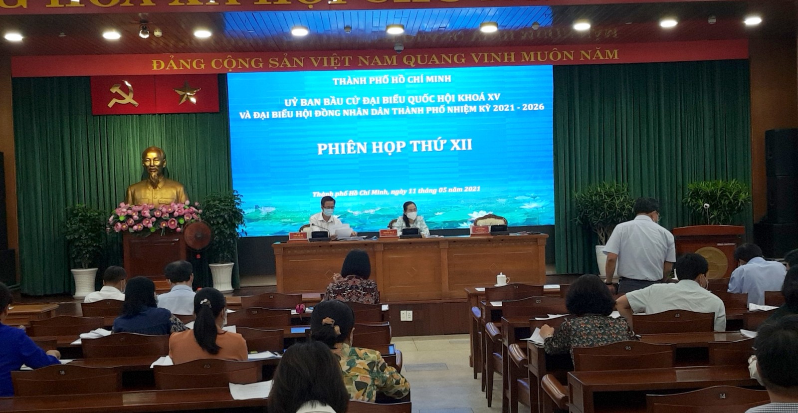 Đảm bảo công tác phòng, chống dịch Covid-19 trong ngày bầu cử

