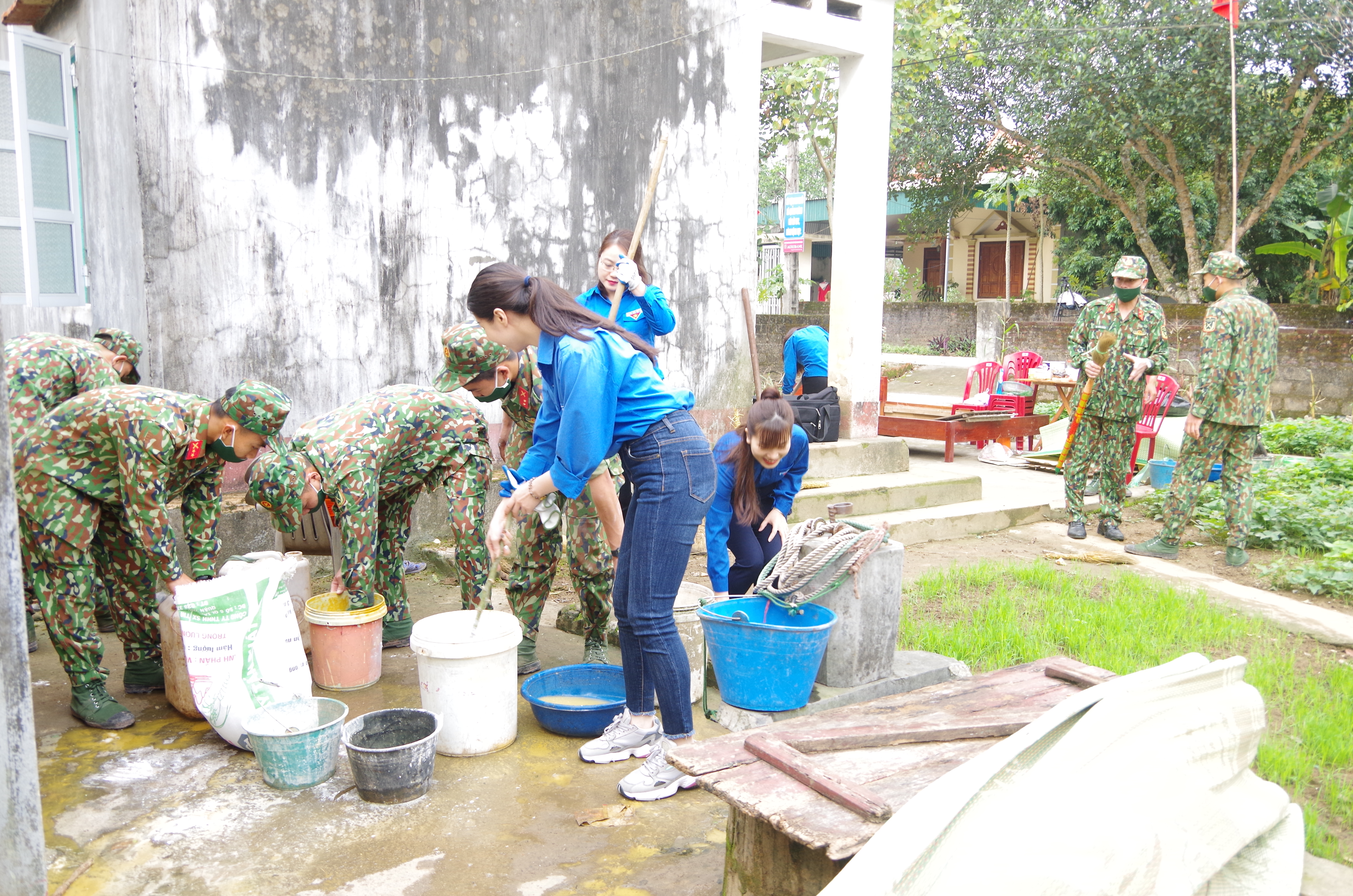 Bồi đắp tình quân dân từ những công trình, phần việc