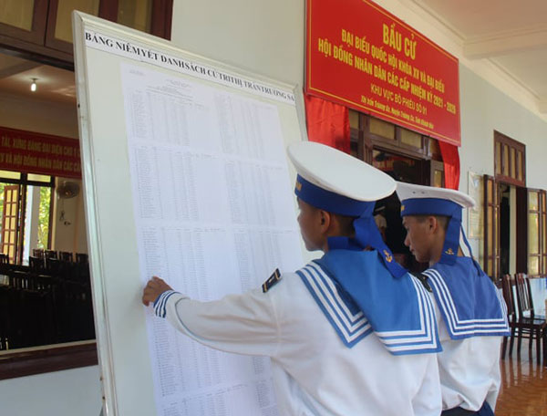 Huyện đảo Trường Sa sẵn sàng cho ngày bầu cử