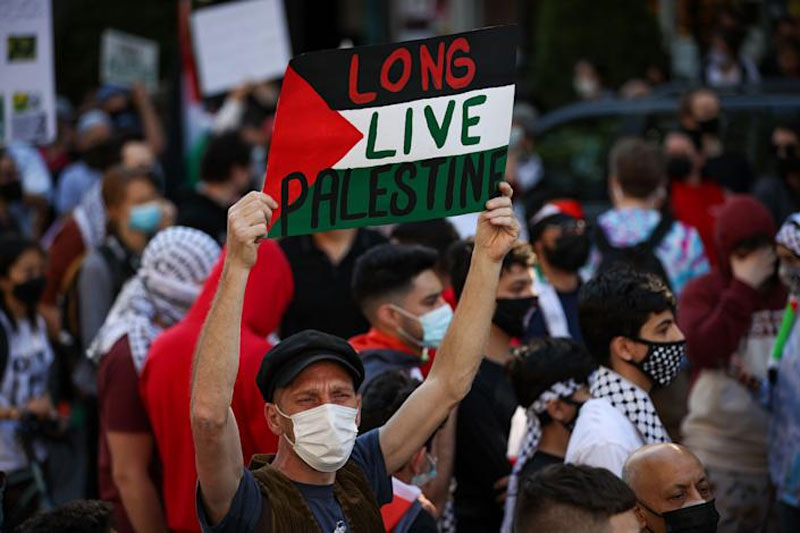 Biểu tình khắp nơi ủng hộ người dân Palestine