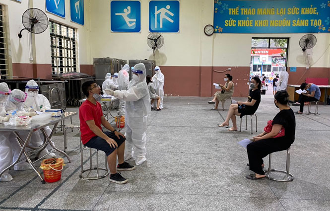 Hà Nội ghi nhận thêm 5 ca dương tính với virus SARS-CoV-2