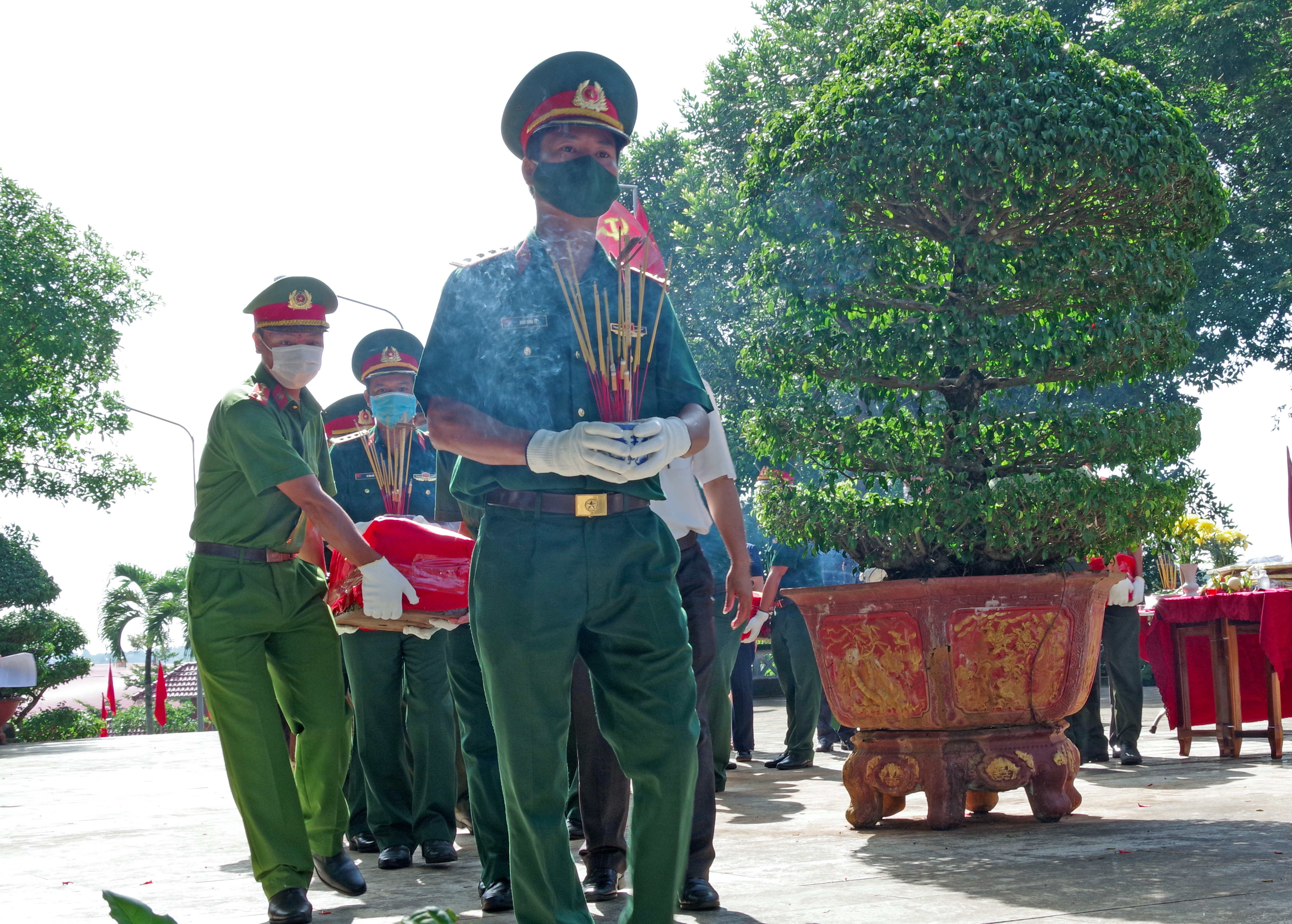 Tỉnh Đắk Nông tổ chức lễ truy điệu và an táng 9 hài cốt liệt sĩ