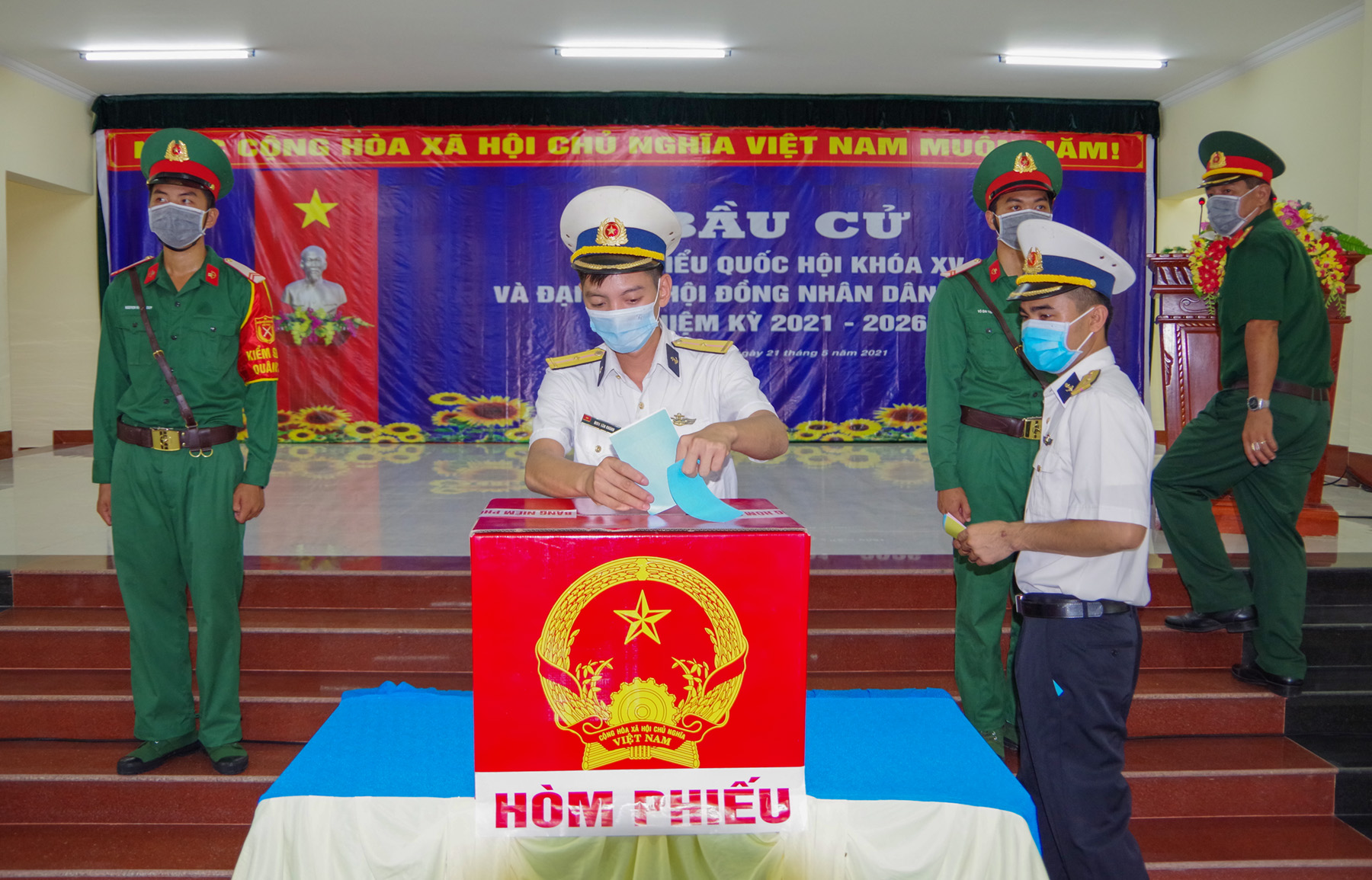 Bầu cử sớm tại các đảo trên vùng biển Tây Nam