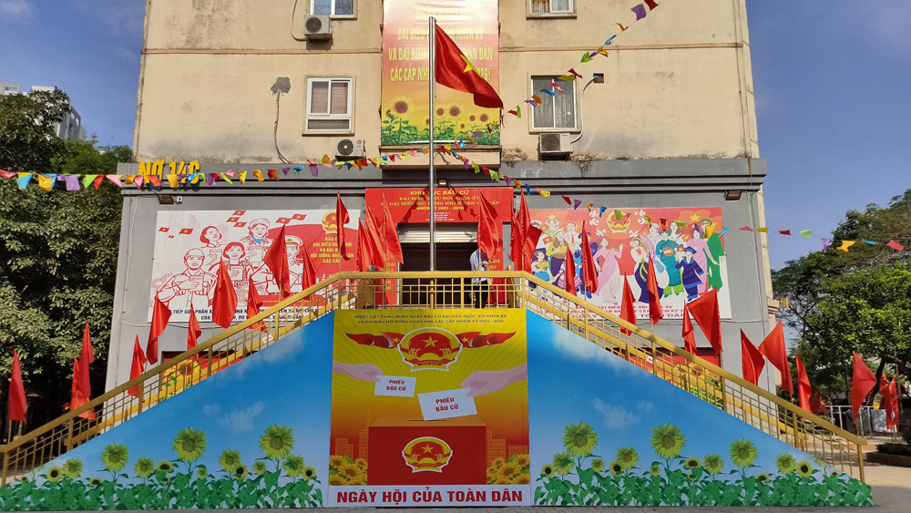 Công tác chuẩn bị cho bầu cử tại các điểm bỏ phiếu đã hoàn tất

