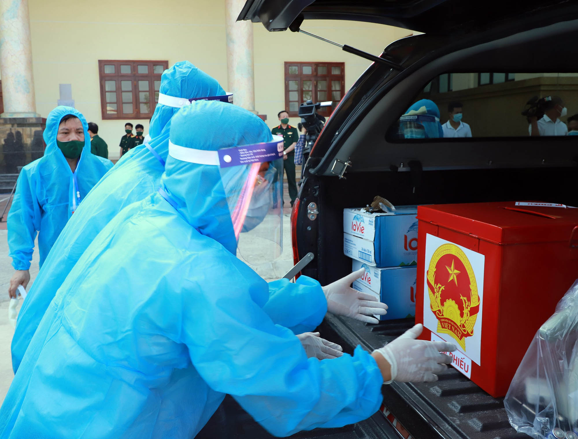 Bầu cử sớm tại các khu cách ly tập trung ở Bắc Ninh