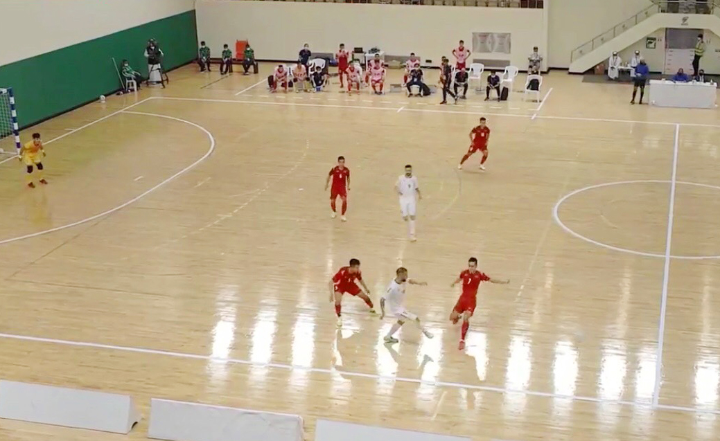 Hòa Lebanon 0-0, tuyển futsal Việt Nam tạm nắm lợi thế