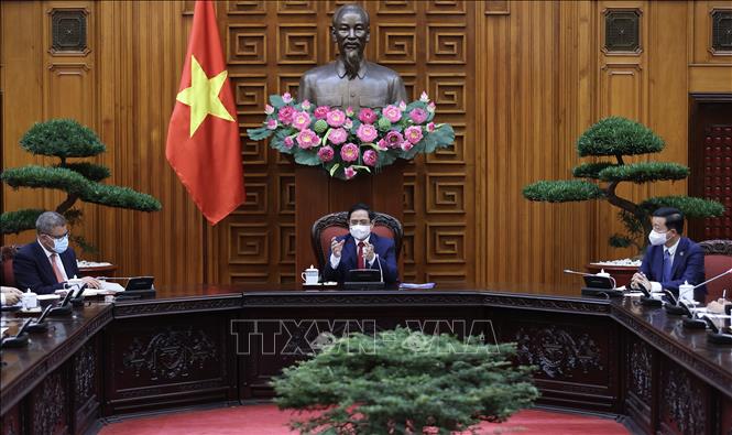Thủ tướng Phạm Minh Chính tiếp Chủ tịch Hội nghị lần thứ 26 các Bên tham gia Công ước khung của Liên hợp quốc về biến đổi khí hậu