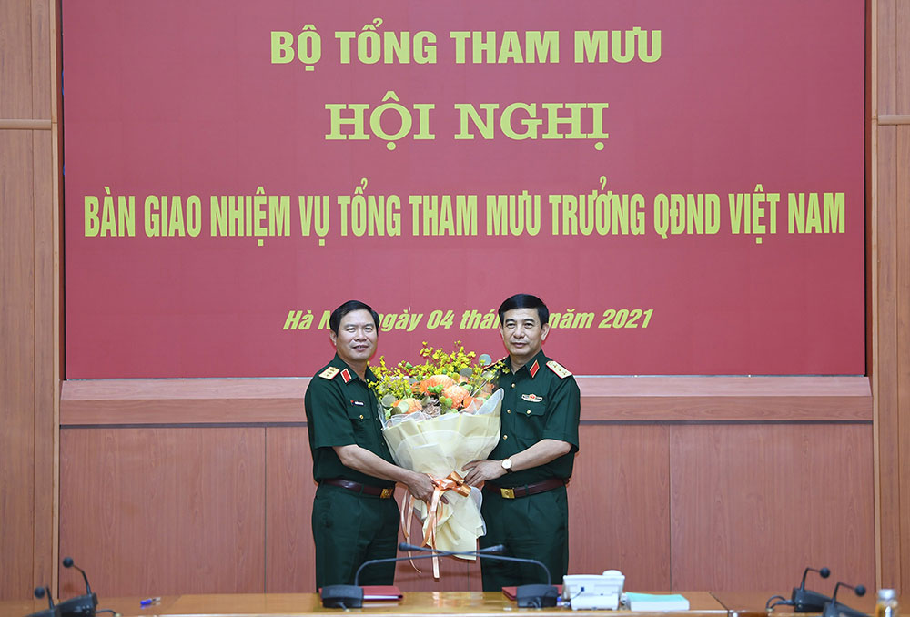 Bộ Tổng Tham mưu tổ chức Hội nghị bàn giao nhiệm vụ Tổng Tham mưu trưởng