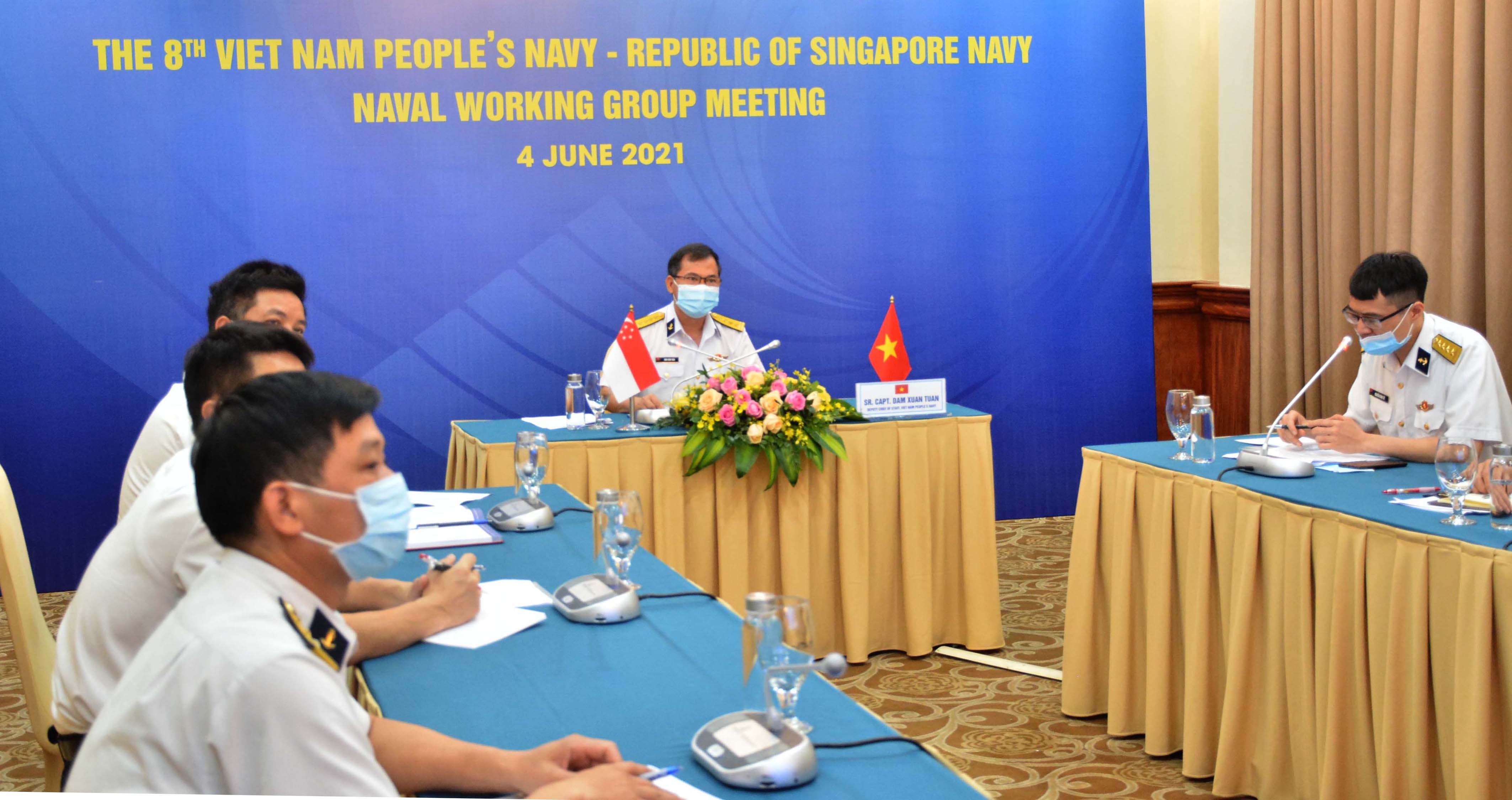 Phiên họp Nhóm công tác Hải quân Việt Nam-Singapore lần thứ 8