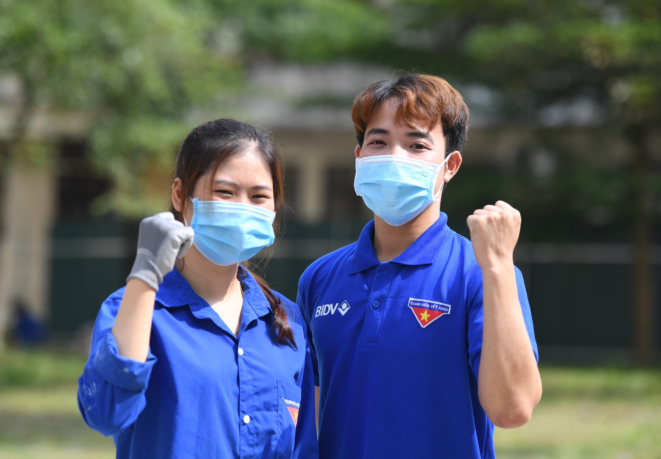 Sắc xanh tình nguyện trong những ngày 