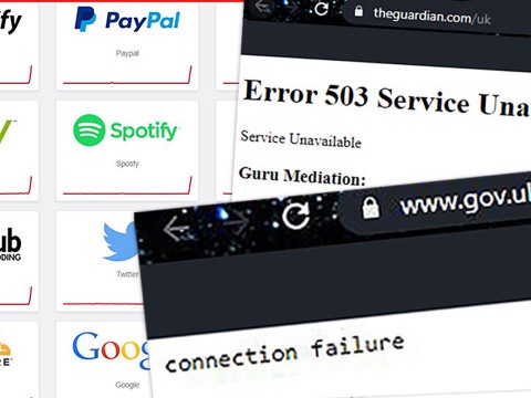 Website của Nhà Trắng, chính phủ Anh và nhiều trang tin nổi tiếng đồng loạt 