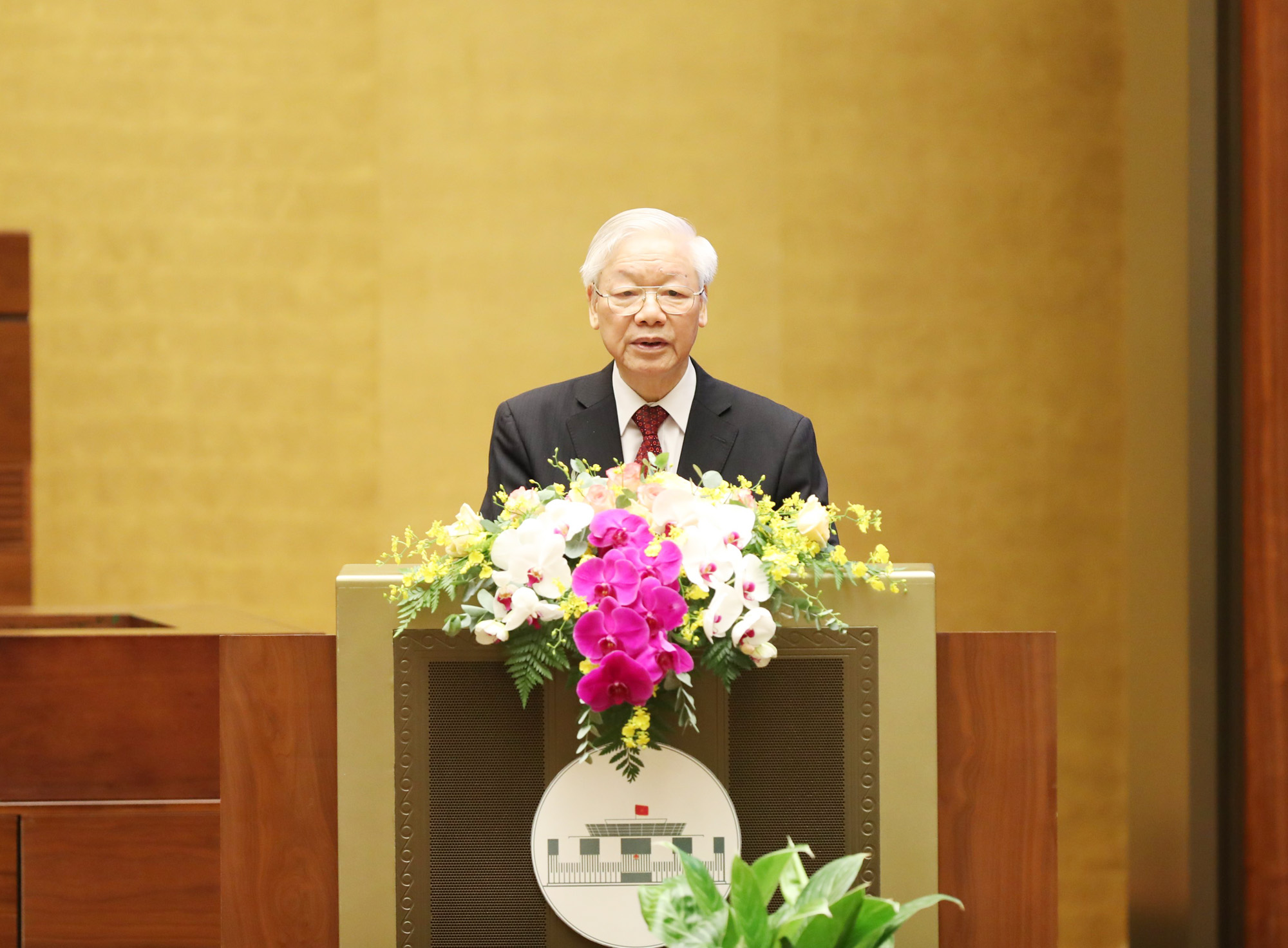 Tổng Bí thư Nguyễn Phú Trọng dự hội nghị toàn quốc sơ kết 5 năm thực hiện Chỉ thị 05 của Bộ Chính trị