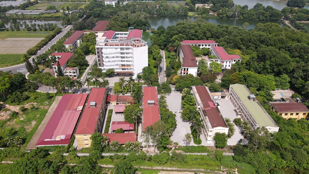 Trường Đại học Nông lâm Bắc Giang-nơi đang cách ly hơn 800 công dân là F1 trên địa bàn huyện Việt Yên.
