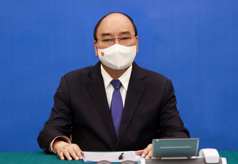 Chủ tịch nước Nguyễn Xuân Phúc điện đàm với Tổng thư ký Liên hợp quốc Antonio Guterres