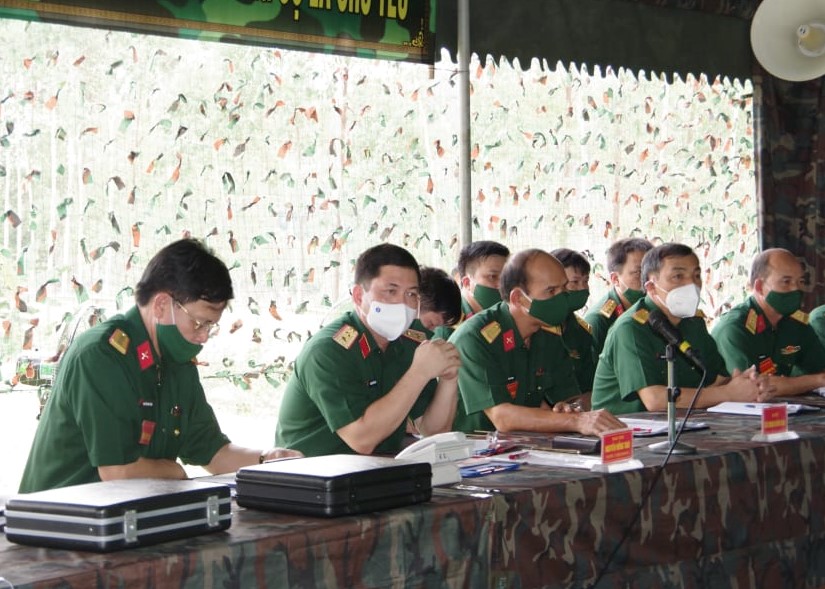 Sư đoàn 3 (Quân khu 1) tổ chức thành công diễn tập chỉ huy-cơ quan 1 bên, 2 cấp