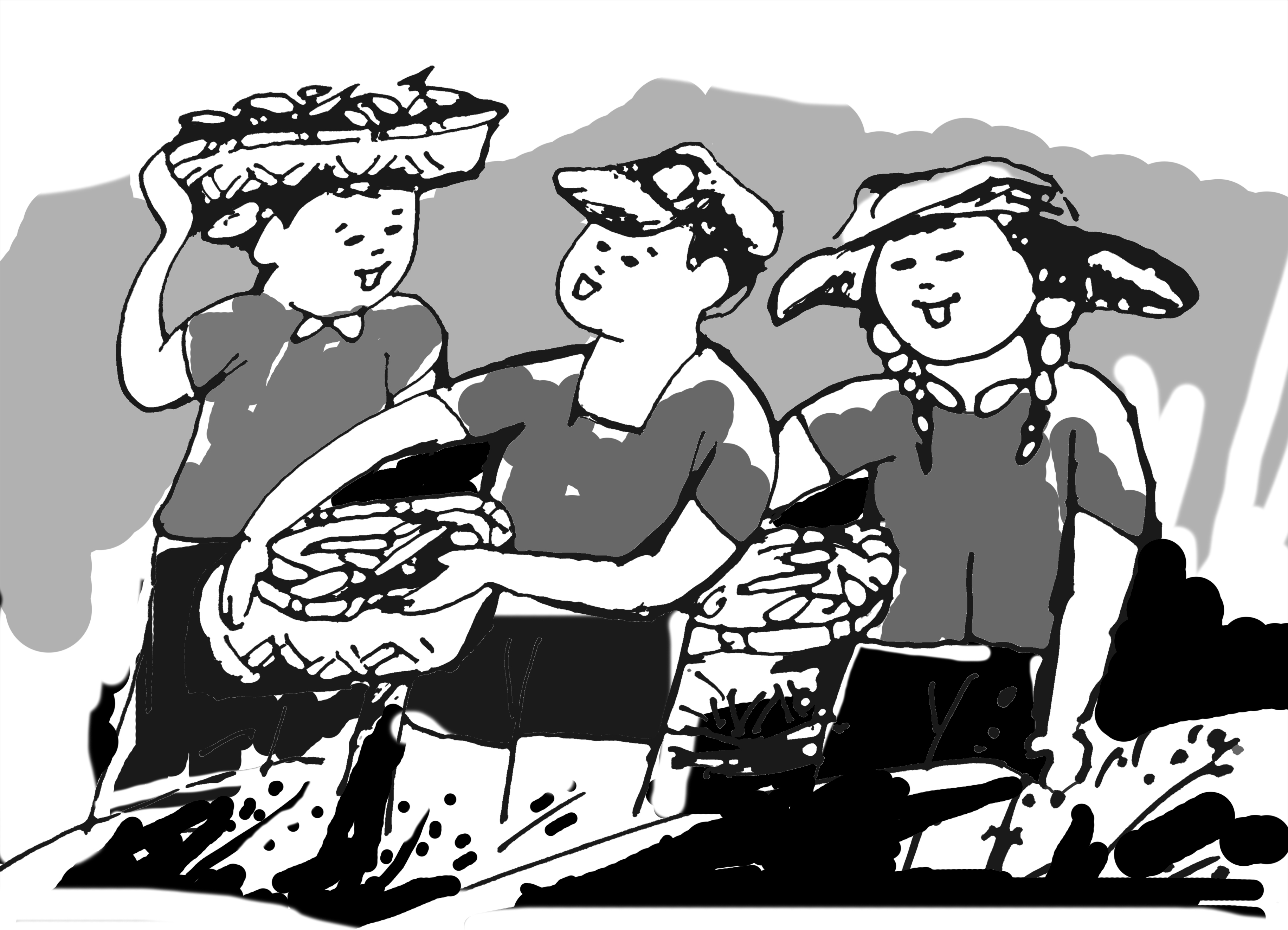 Nhớ mùa đi mót...