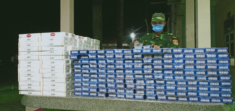 Thu giữ hơn 14.000 gói thuốc lá ngoại nhập lậu

