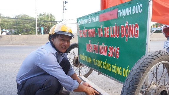 Anh Duy đam mê làm thiện nguyện