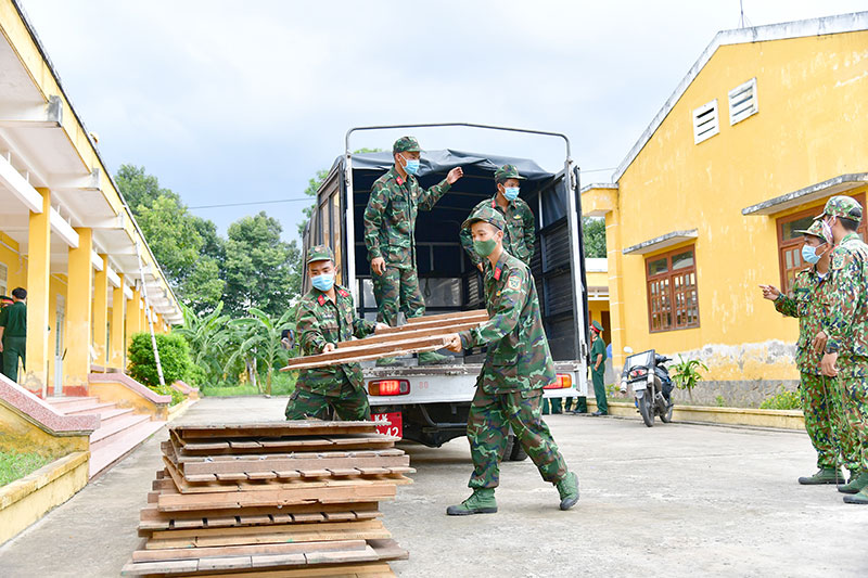 Quân khu 9 triển khai Bệnh viện dã chiến truyền nhiễm số 6