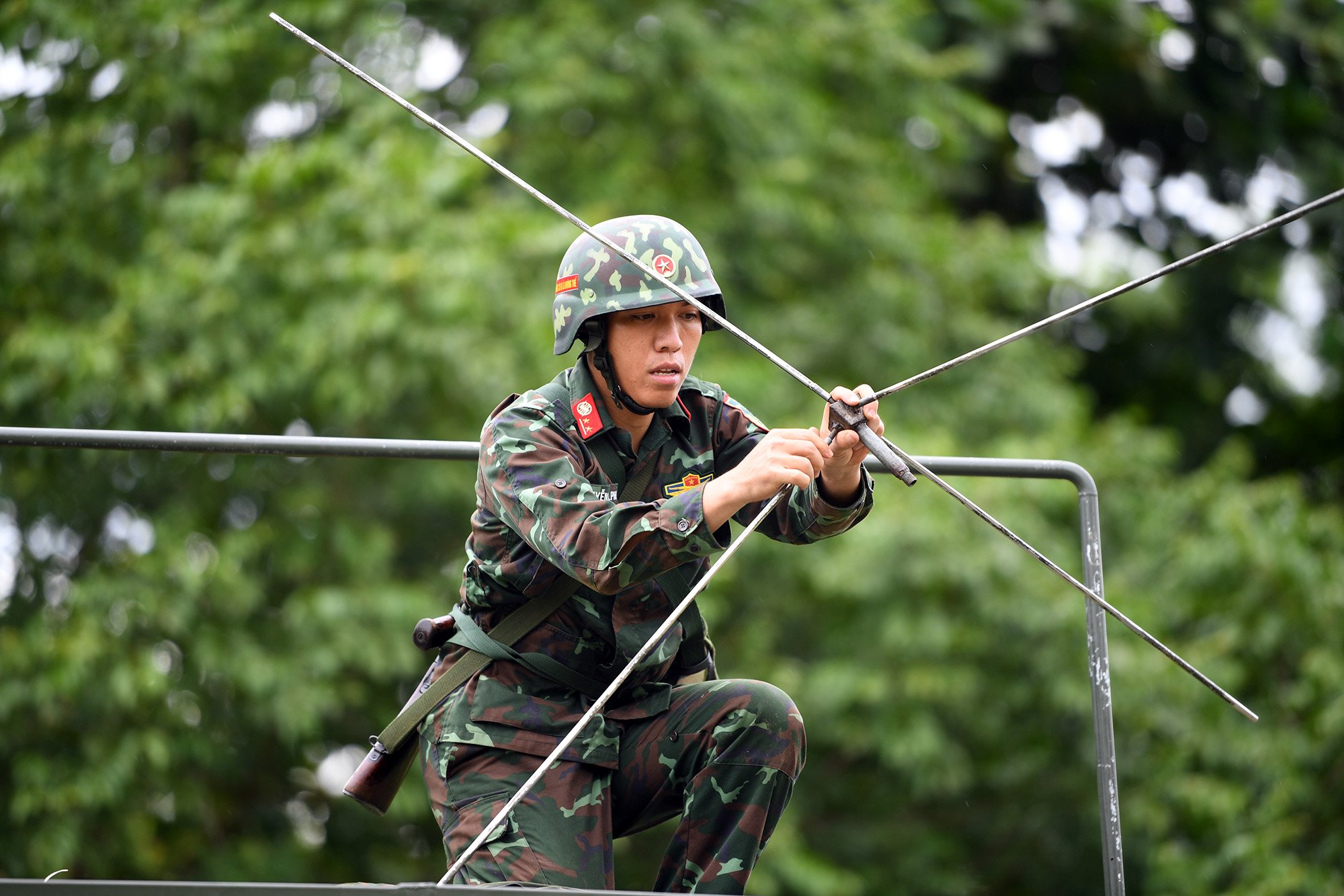 Những nụ cười tỏa nắng nơi thao trường