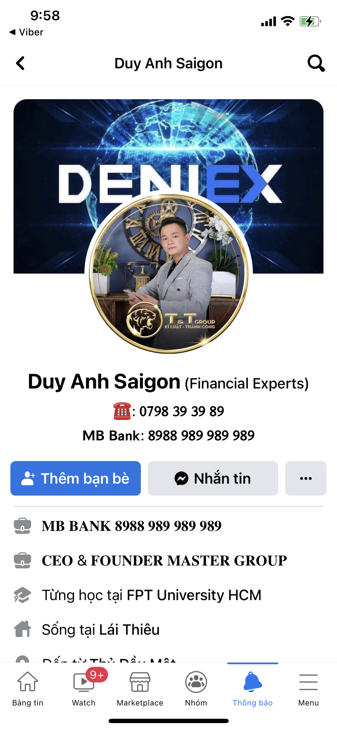 Phát hiện sàn tiền ảo mạo danh thương hiệu Tập đoàn T&T 