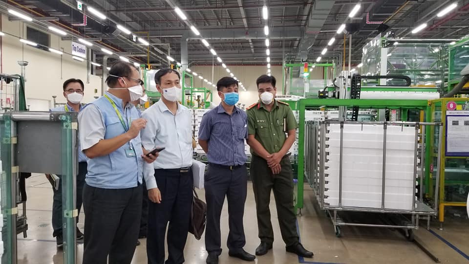 Triển khai nhiều biện pháp chống dịch Covid-19 tại khu công nghiệp công nghệ cao