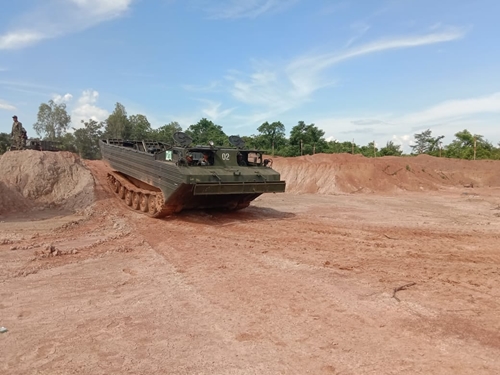 Binh chủng Công binh Lào sẵn sàng tham gia Army Games 2021
