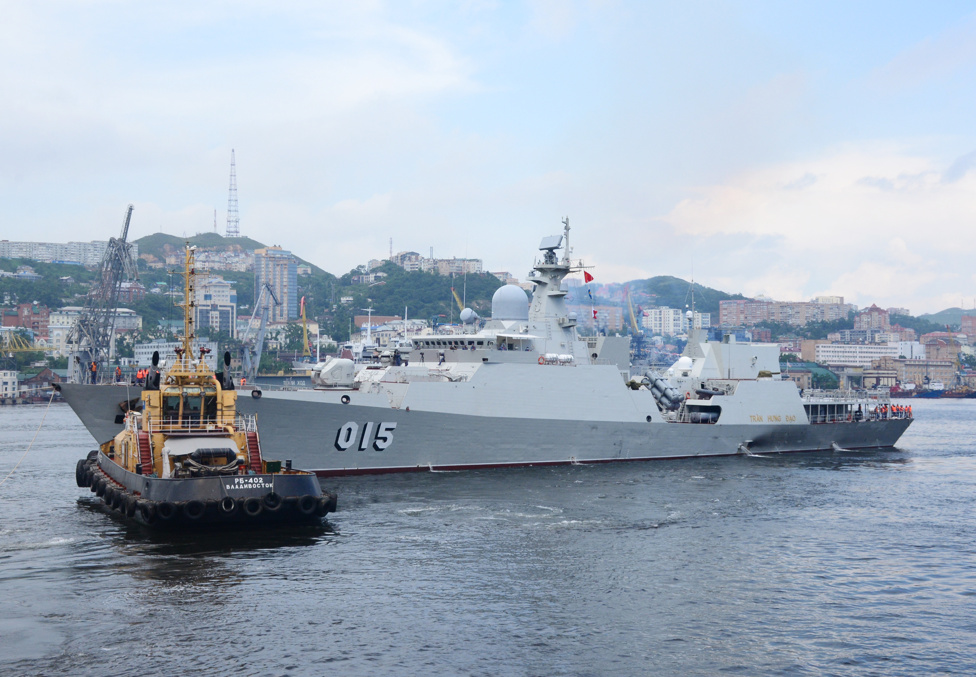 Biên đội tàu Việt Nam đến LB Nga tham gia Lễ Duyệt binh và Army Games 2021

