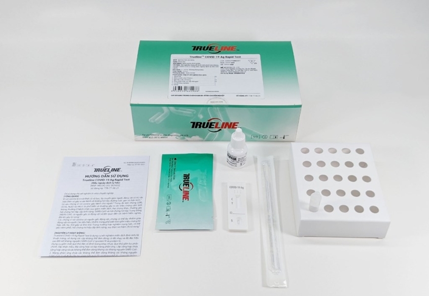 Bộ kit Trueline Covid-19 Ag Rapid Test được đánh giá hiệu quả sử dụng tốt