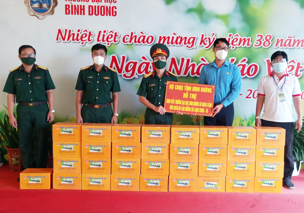 LLVT tỉnh Bình Dương hỗ trợ sinh viên, người lao động bị ảnh hưởng bởi dịch Covid-19