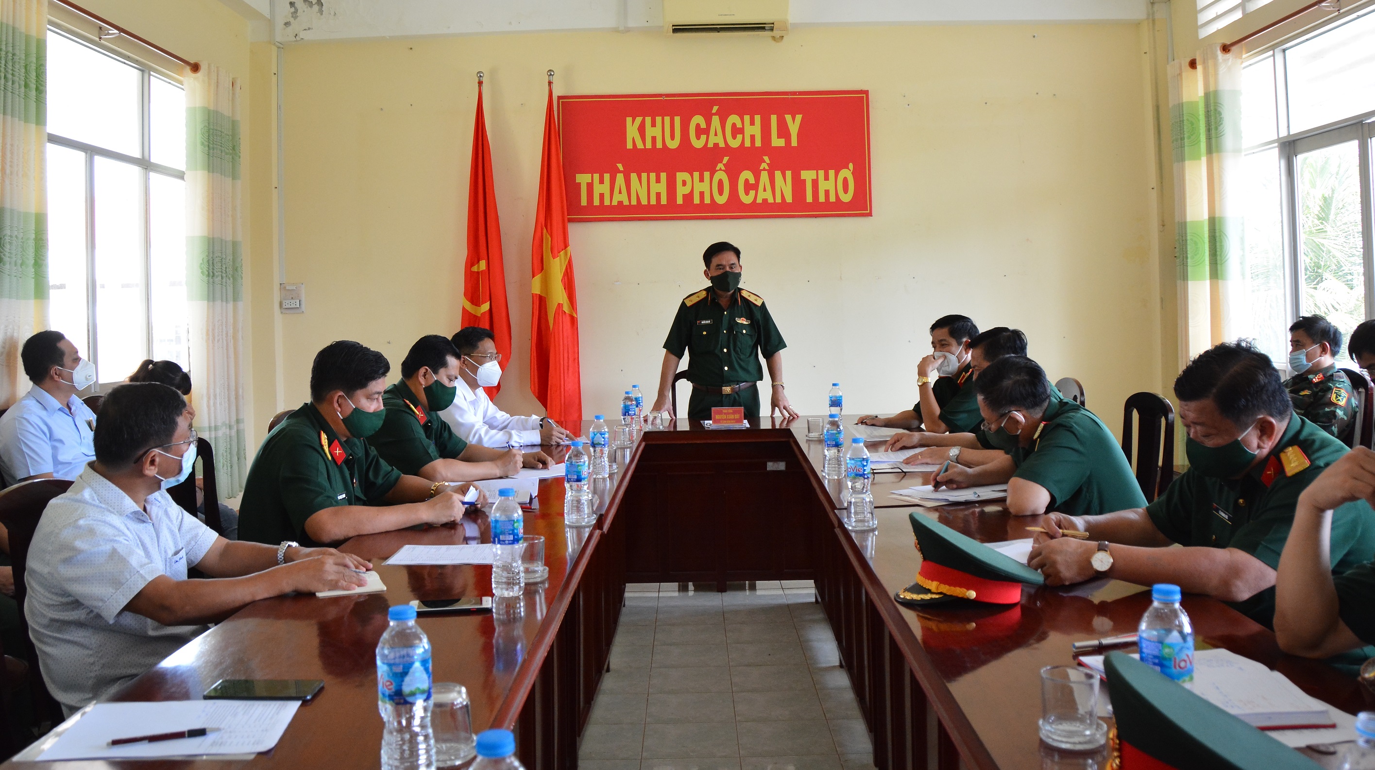 Kiểm tra công tác chuẩn bị thành lập Bệnh viện Dã chiến truyền nhiễm số 6B