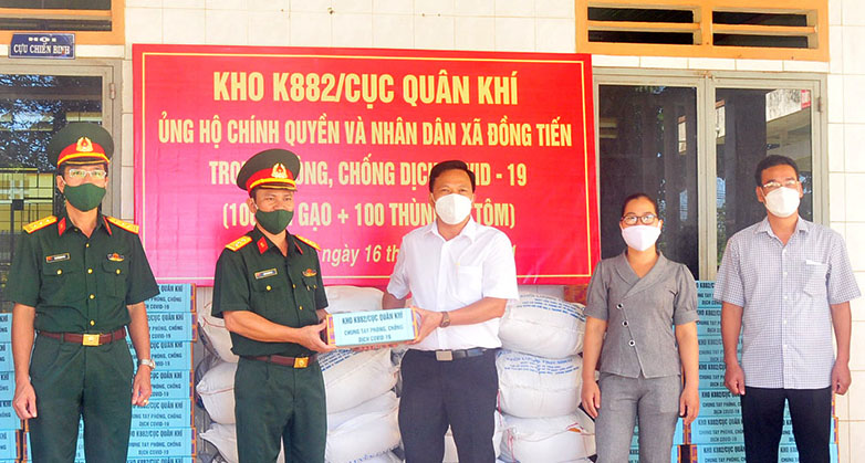 Các đơn vị, địa phương tích cực hỗ trợ nhân dân trong đại dịch