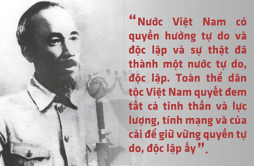 "Nước Việt Nam có quyền hưởng tự do và độc lập"