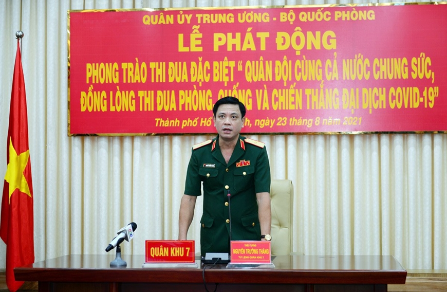 Quân ủy Trung ương - Bộ Quốc phòng phát động phong trào thi đua đặc biệt về phòng, chống và chiến thắng đại dịch Covid-19